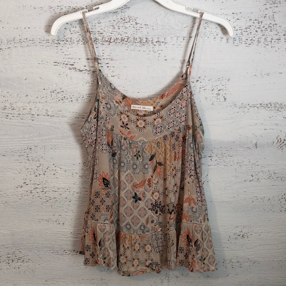 BeCool Spaghetti strap tank, size M.